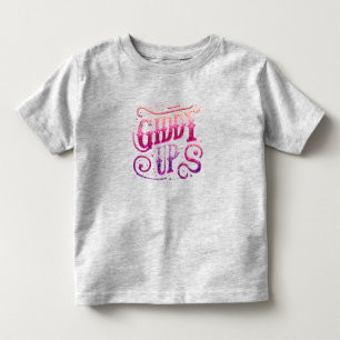 T-shirt Pour Les Tous Petits Texte Giddy Up