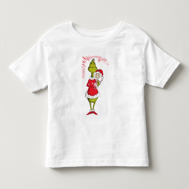 T-shirt Pour Les Tous Petits The Grinch Holds Cindy Lou Who (Devant)