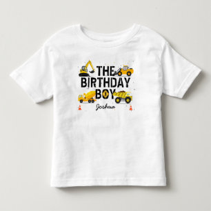 T-shirt Pour Les Tous Petits Thème de construction Anniversaire de enfant de ca