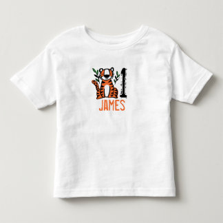 T-shirt Pour Les Tous Petits Tigre Cute Personnalisé