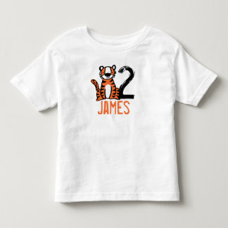 T-shirt Pour Les Tous Petits Tigre Cute Personnalisé
