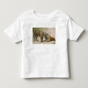 T-shirt Pour Les Tous Petits Tigre du Bengale royal et jeune - En avant,