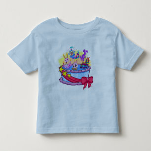 T-shirt Pour Les Tous Petits Tir de groupe de gâteau d'anniversaire