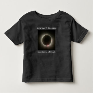 T-shirt Pour Les Tous Petits Toddler Black SQ Georgetown Total Eclipse T-ShirtR