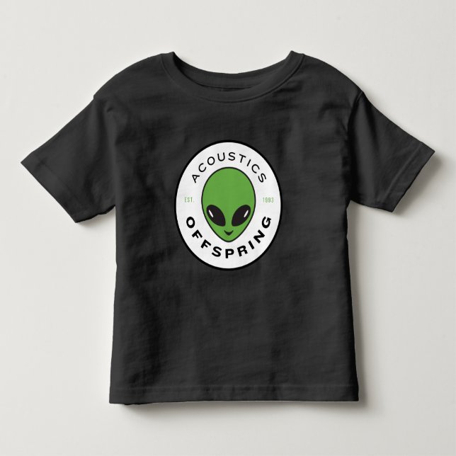 T-shirt Pour Les Tous Petits TODDLER - Plante acoustique + Incendie (foncé) (Devant)