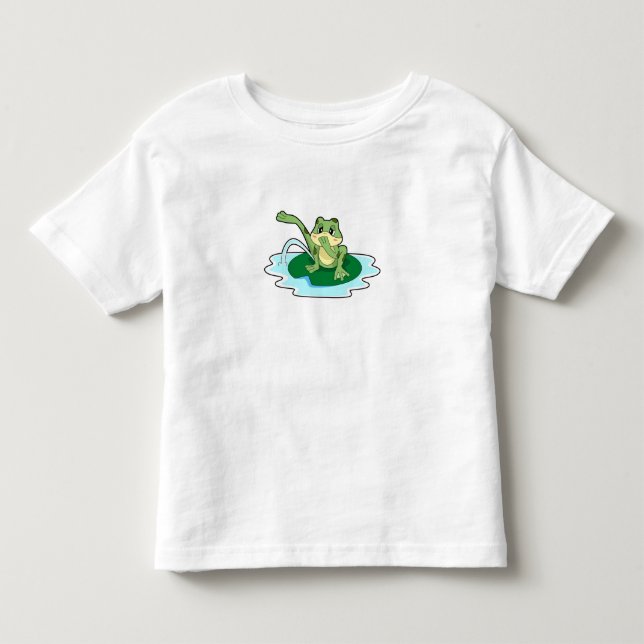 T-shirt Pour Les Tous Petits Toilette de grenouille (Devant)