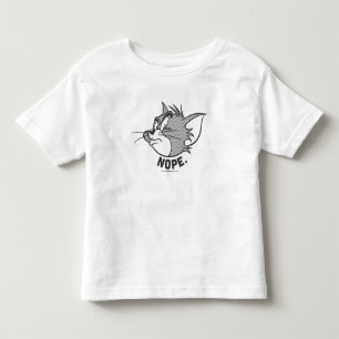 T-shirt Pour Les Tous Petits Tom et Jerry   Tom dit Nope