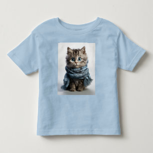 T-shirt Pour Les Tous Petits Tommy, le Tabby Cat le plus souple