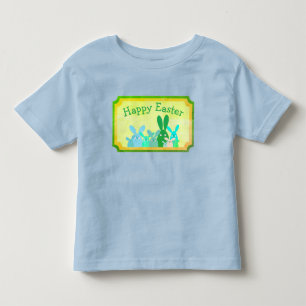 T-shirt Pour Les Tous Petits Top de Pâques Bleu Joyeux