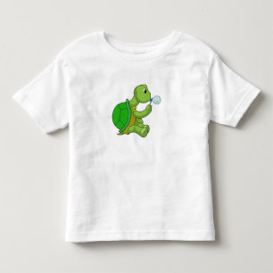 T-shirt Pour Les Tous Petits Tortue avec bulles de savon