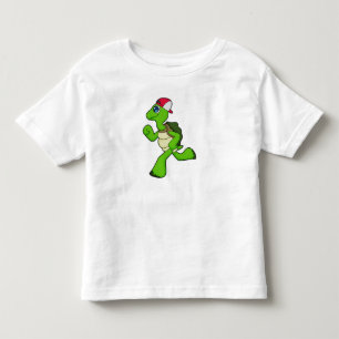 T-shirt Pour Les Tous Petits Tortue comme coureur avec Casquette