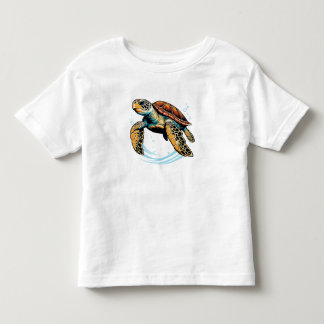 T-shirt Pour Les Tous Petits Tortue de mer