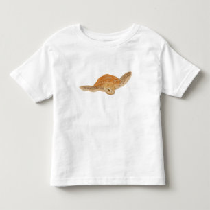 T-shirt Pour Les Tous Petits Tortue sous l'eau - transparente.
