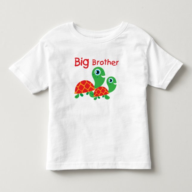T-shirt Pour Les Tous Petits Tortues Big Brother (Devant)