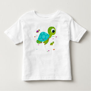 T-shirt Pour Les Tous Petits Tortues de mer