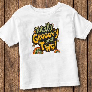 T-shirt Pour Les Tous Petits Totalement branché et deuxième anniversaire