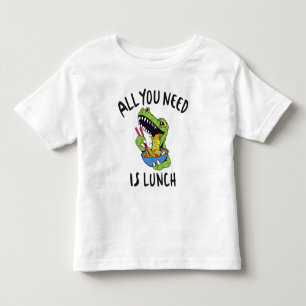T-shirt Pour Les Tous Petits Tout ce dont tu as besoin, c'est de déjeuner