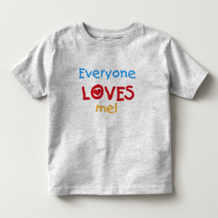 T-shirt Pour Les Tous Petits Tout le monde m'aime