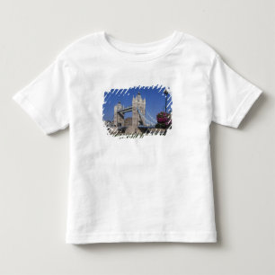 T-shirt Pour Les Tous Petits Tower Bridge, River Thames, Londres, Angleterre
