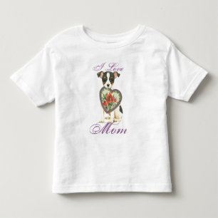 T-shirt Pour Les Tous Petits Toy Fox Terrier Heart Mom