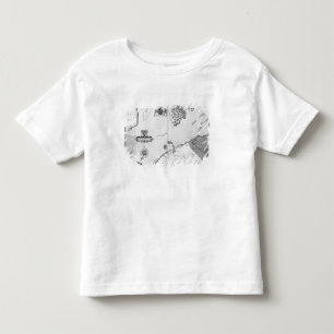 T-shirt Pour Les Tous Petits Tracez No.10 montrant l'itinéraire de la flotte