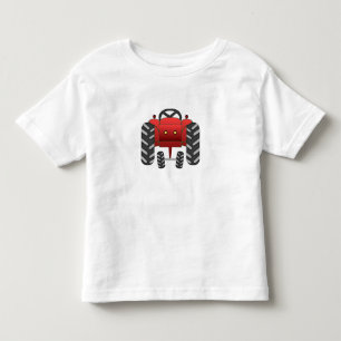 T-shirt Pour Les Tous Petits Tracteur rouge