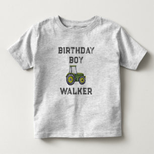 T-shirt Pour Les Tous Petits Tracteur rustique garçon d'anniversaire garçon de 
