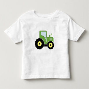 T-shirt Pour Les Tous Petits Tracteur vert de jouet