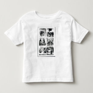 T-shirt Pour Les Tous Petits Travaillez à l'intérieur des caissons, constucting