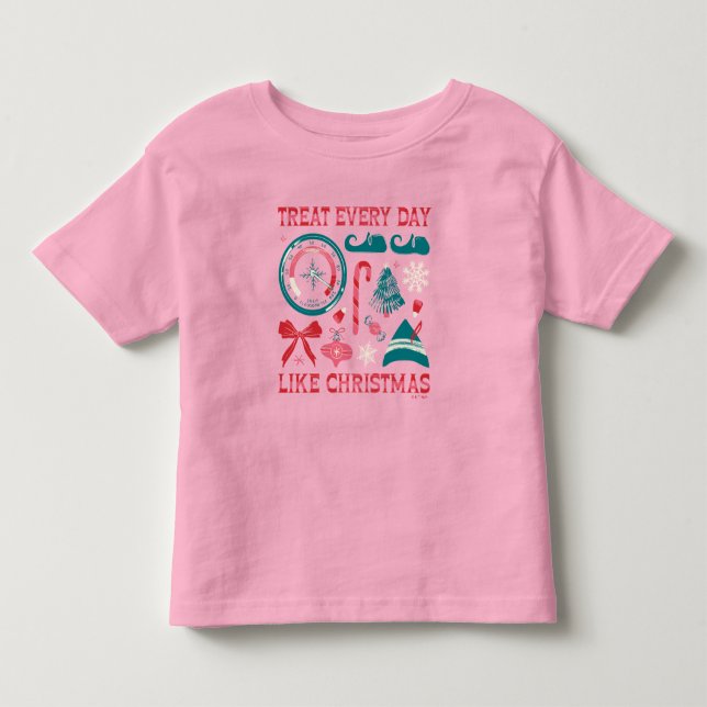 T-shirt Pour Les Tous Petits Treat Every Day Like Christmas (Devant)
