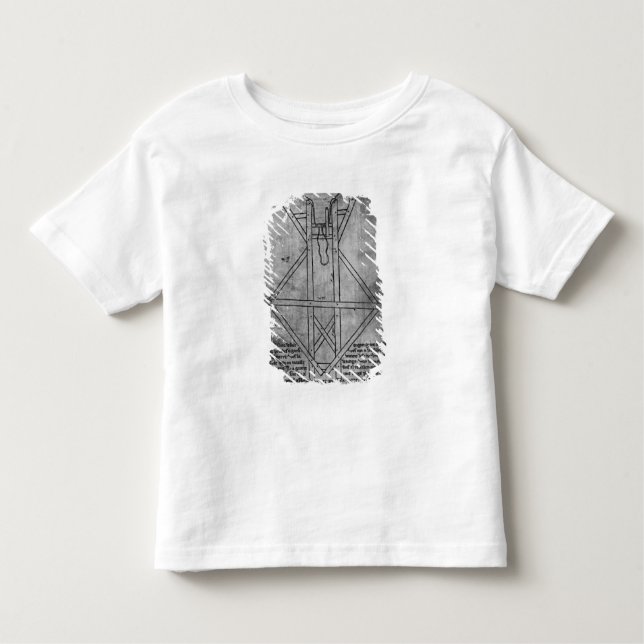 T-shirt Pour Les Tous Petits Trebuchet, machine pour jeter des flèches (Devant)