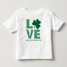 Trèfle enfant d'amour amusant pour la St Patrick  