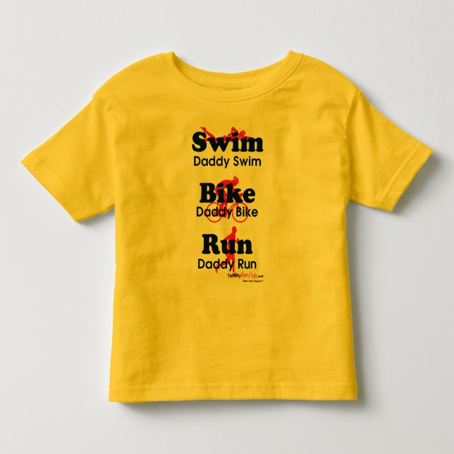 T-shirt Pour Les Tous Petits Triathlon James - équipe Guynes (Devant)