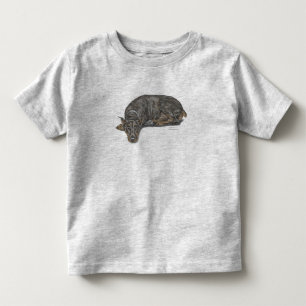 T-shirt Pour Les Tous Petits Triste Coupable À L'Air Doberman