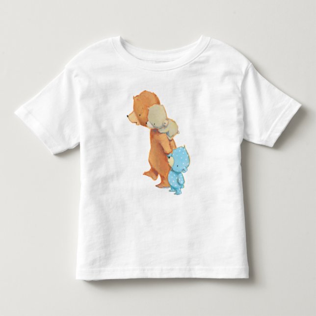T-shirt Pour Les Tous Petits Trois amis adorables d'ours (Devant)