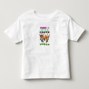 T-shirt Pour Les Tous Petits Trois n'est pas une foule, c'est une équipe