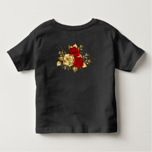 T-shirt Pour Les Tous Petits Trois Roses de bijoux