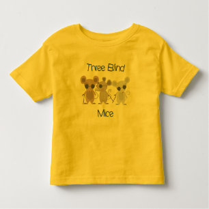 T-shirt Pour Les Tous Petits Trois souris aveugles