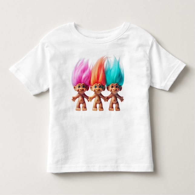 T-shirt Pour Les Tous Petits Trolls Rascal (Devant)
