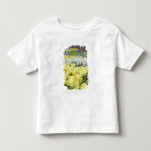 T-shirt Pour Les Tous Petits Tulipes, jonquilles et fleurs de muscari,