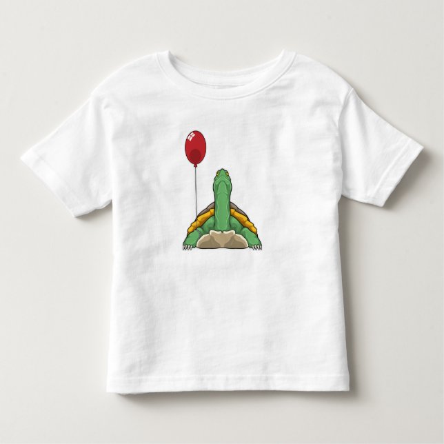 T-shirt Pour Les Tous Petits Turtle Balloon (Devant)