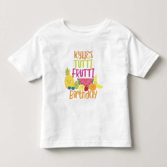T-shirt Pour Les Tous Petits Tutti Frutti (Devant)