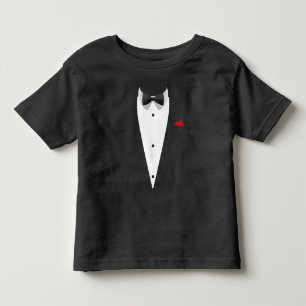 T-shirt Pour Les Tous Petits Tuxedo avec Bowtie pour Mariages