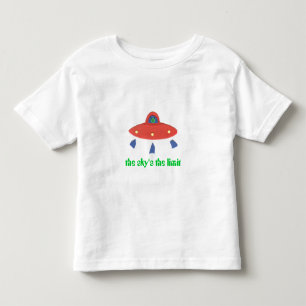 T-shirt Pour Les Tous Petits UFO The Sky's The Limit