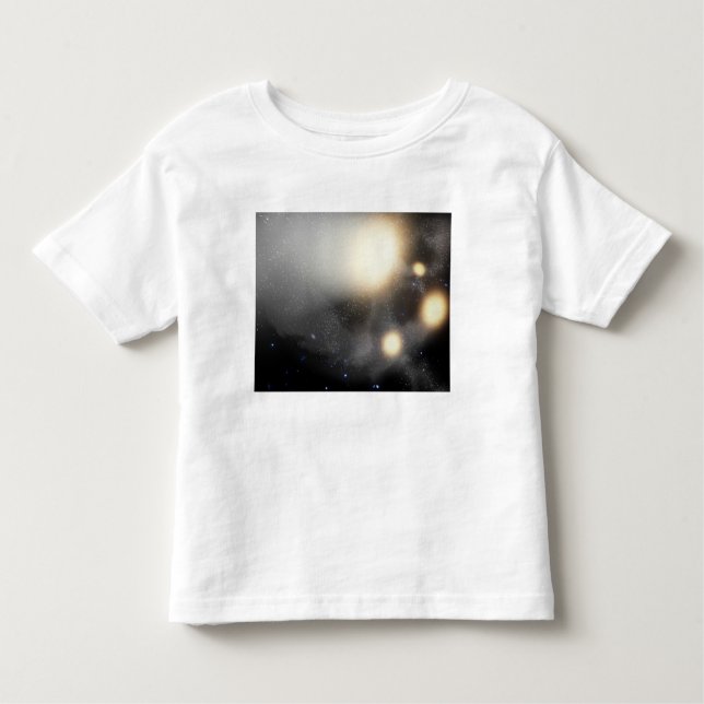 T-shirt Pour Les Tous Petits Un amas de galaxies (Devant)