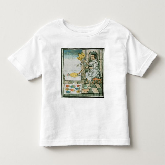 T-shirt Pour Les Tous Petits Un artisan aztèque de plume (Devant)