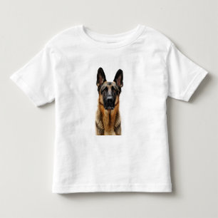 T-shirt Pour Les Tous Petits Un berger allemand assis