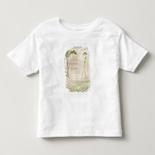 T-shirt Pour Les Tous Petits Un berger lisant l'épitaphe, de l'élégie écrit