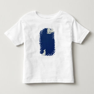 T-shirt Pour Les Tous Petits Un chien hurlant à la lune