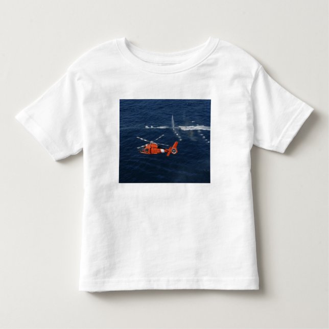 T-shirt Pour Les Tous Petits Un équipage d'hélicoptère (Devant)